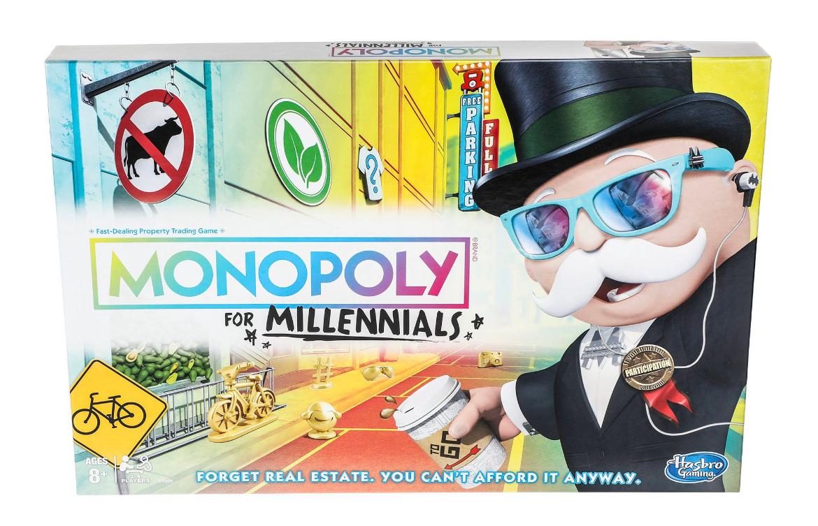 Millennial monopoly Blank Meme Template