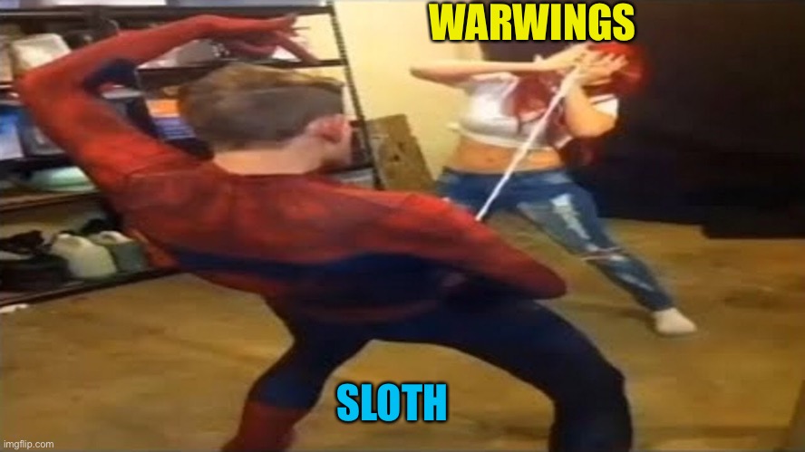 WARWINGS SLOTH | made w/ Imgflip meme maker