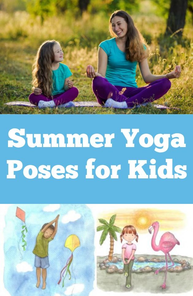 Summer Yoga Ideas for Kids (+ Printable Poster)