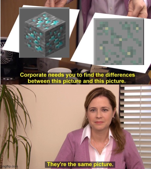 Diamonds vs lichen | image tagged in memes,they're the same picture,diamonds | made w/ Imgflip meme maker