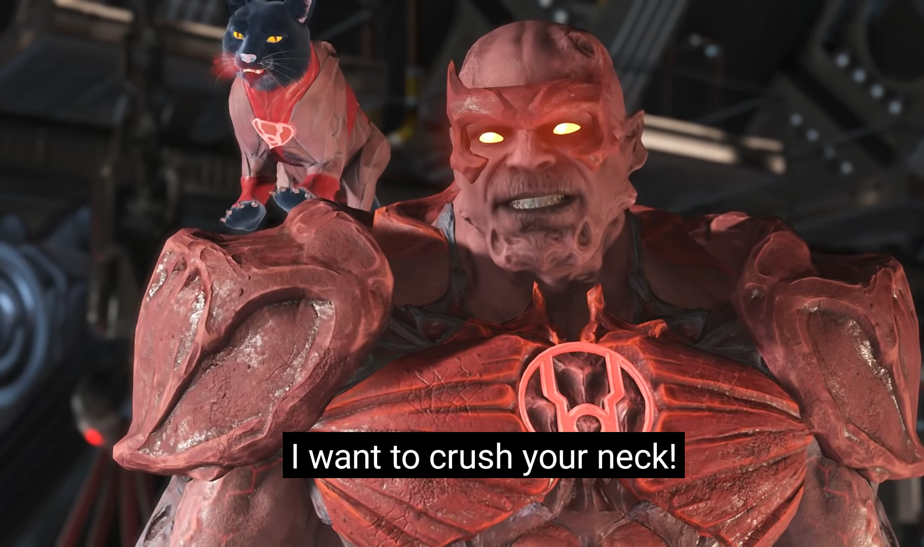 High Quality I want to crush your neck! Blank Meme Template