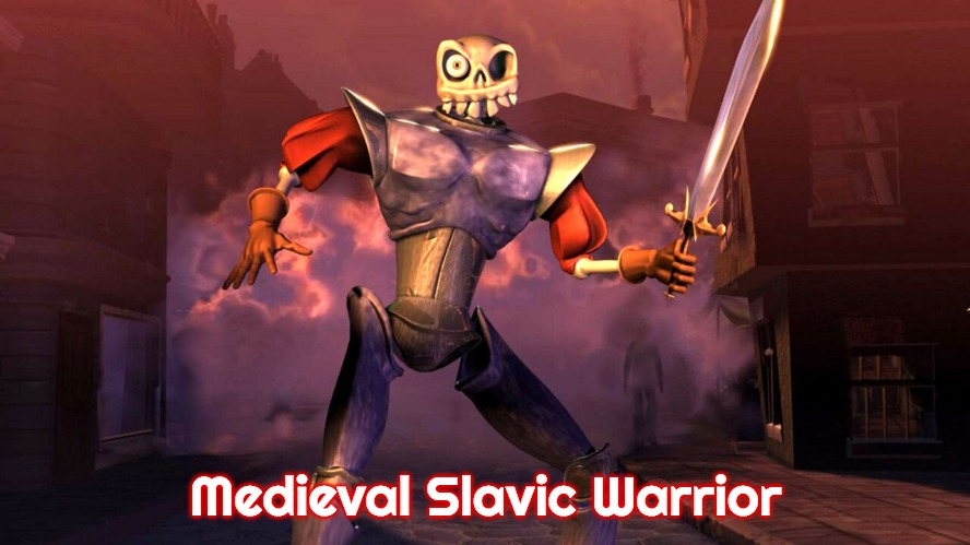 MediEvil | Medieval Slavic Warrior | image tagged in medievil,slavic | made w/ Imgflip meme maker