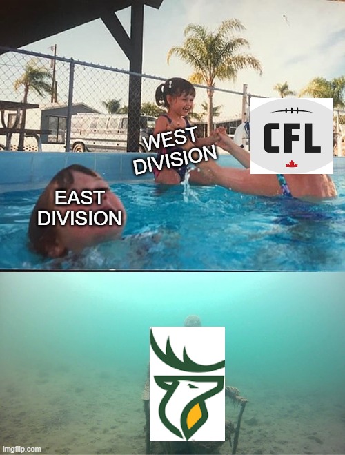 Mother Ignoring Kid Drowning In A Pool | WEST DIVISION; EAST DIVISION | image tagged in mother ignoring kid drowning in a pool | made w/ Imgflip meme maker