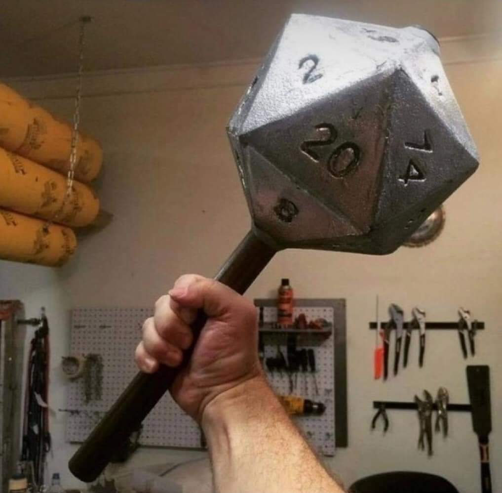 Hammer of Probability Blank Meme Template