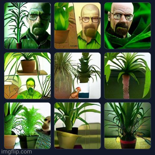 walter white as a plant | made w/ Imgflip meme maker