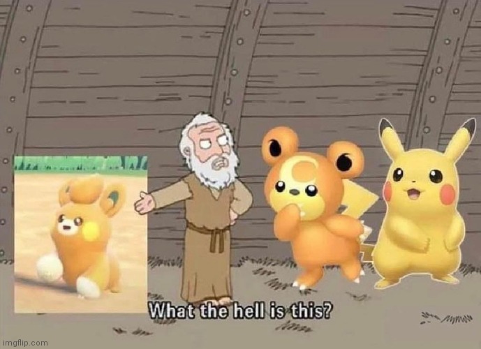 The pikachu-ification continues | image tagged in pikachu,teddiursa | made w/ Imgflip meme maker