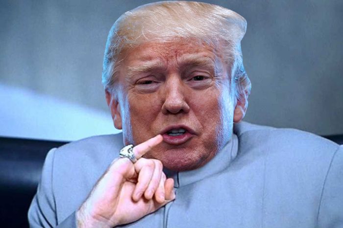 High Quality Dr. Evil - Donald Trump Billion Blank Meme Template