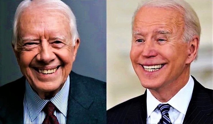 Jimmy Carter and Joe Biden Blank Meme Template