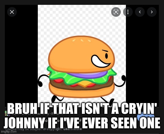 BRUH IF THAT ISN'T A CRYIN' JOHNNY IF I'VE EVER SEEN ONE | made w/ Imgflip meme maker