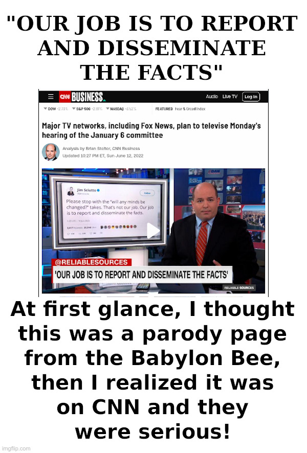 Brian Stelter: A Reliable Source? About Anything? | image tagged in cnn fake news,bad luck brian,old reliable,sources,and thats a fact | made w/ Imgflip meme maker