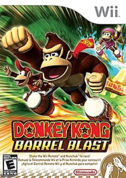 Donkey Kong: Barrel Blast | image tagged in donkey kong barrel blast | made w/ Imgflip meme maker