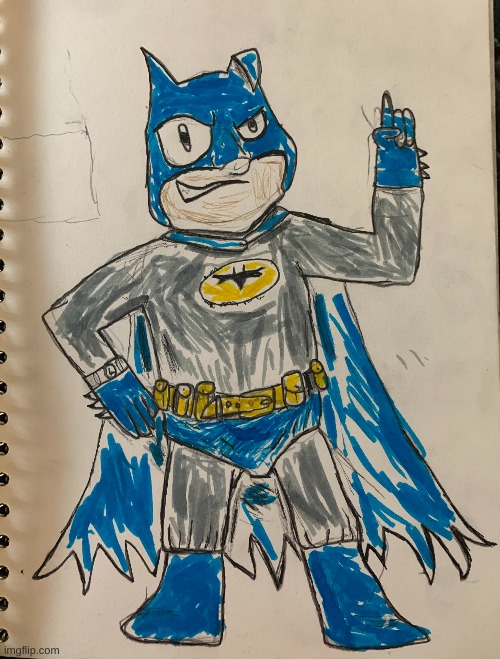 Bat-mite! | image tagged in batmite,batman,dc comics,art,why are you reading the tags | made w/ Imgflip meme maker