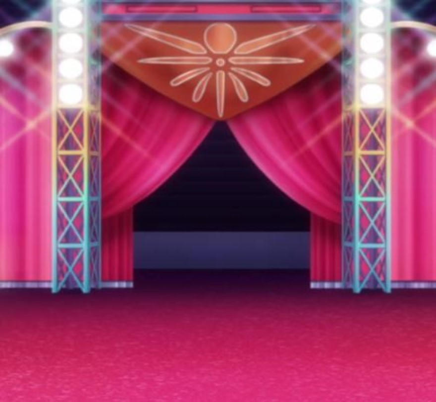 High Quality Anime stage background Blank Meme Template
