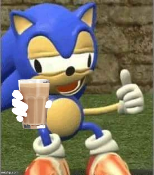 ok | image tagged in drunk sonic | made w/ Imgflip meme maker