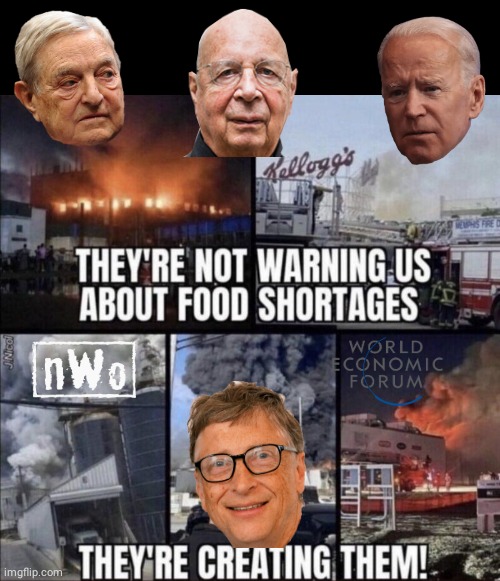 Food shortages are planned | image tagged in black box | made w/ Imgflip meme maker
