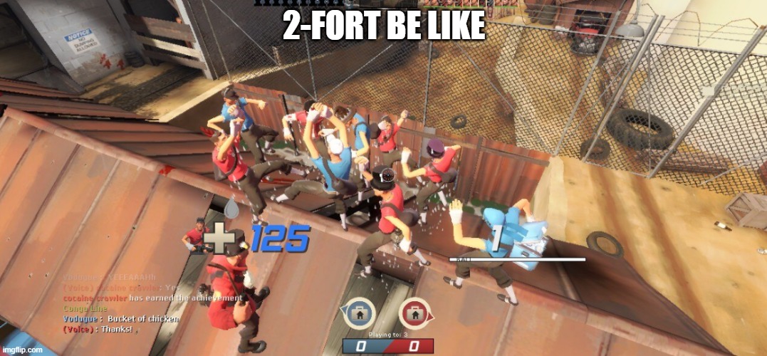 2-fort is wholesome | 2-FORT BE LIKE | made w/ Imgflip meme maker