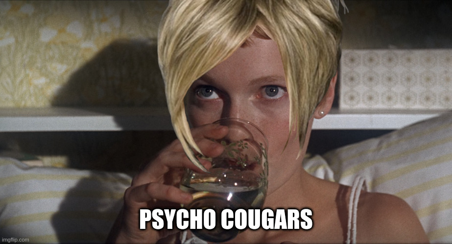 the karen categories | PSYCHO COUGARS | image tagged in rosemary | made w/ Imgflip meme maker
