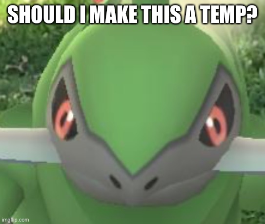 SHOULD I MAKE THIS A TEMP? | made w/ Imgflip meme maker