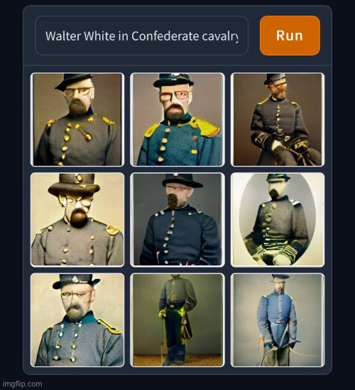 Walter White, Colonel of the 37th Virginia Cavalry Regiment | made w/ Imgflip meme maker