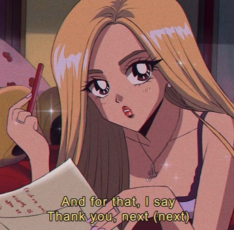 High Quality And for that, I say thank you, next Blank Meme Template