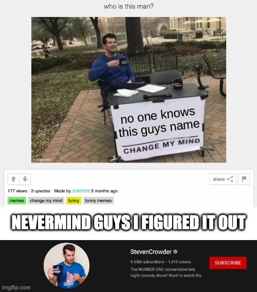 Nevermind I figured it out | NEVERMIND GUYS I FIGURED IT OUT | image tagged in blank white template,memes,funny,funny memes | made w/ Imgflip meme maker