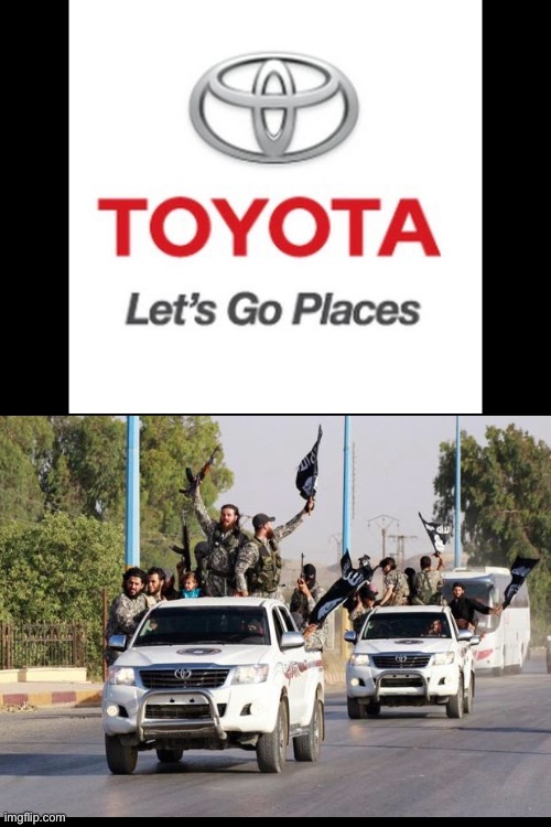 Toyota lets go places | image tagged in toyota lets go places | made w/ Imgflip meme maker