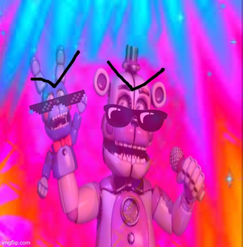 Funtime Freddy becoming canny phase 7: Embraced by the Flame | image tagged in funtime freddy,mr incredible becoming canny | made w/ Imgflip meme maker