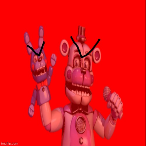Funtime Freddy becoming canny phase 8: The Only Thing Fear is you (Doom eternal) | image tagged in funtime freddy,mr incredible becoming canny,mr incredible doomguy | made w/ Imgflip meme maker
