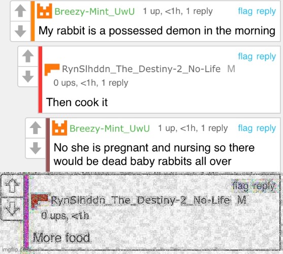 Fax | image tagged in more food,rabbit,shitpost | made w/ Imgflip meme maker