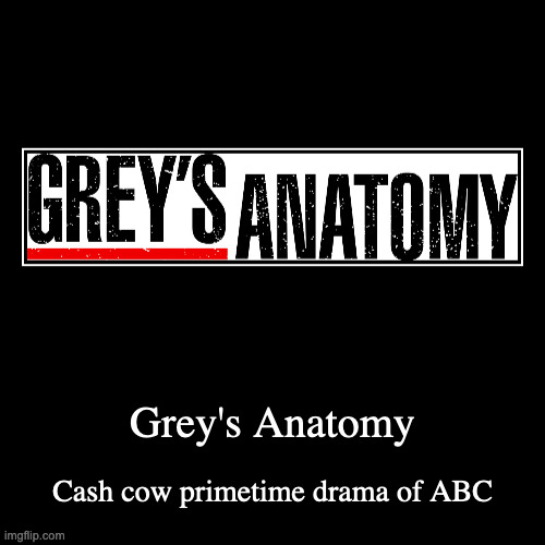 Grey's Anatomy | image tagged in demotivationals,drama,greys anatomy | made w/ Imgflip demotivational maker
