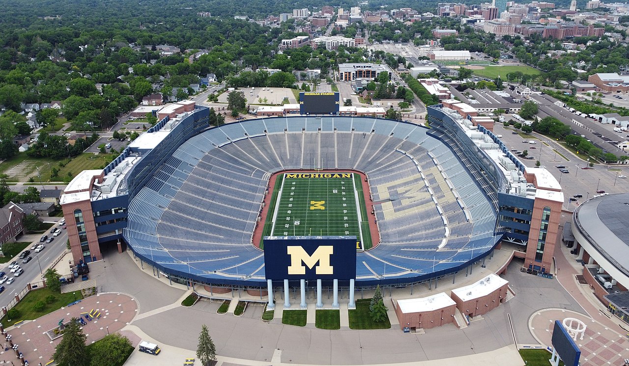High Quality Michigan Stadium Blank Meme Template