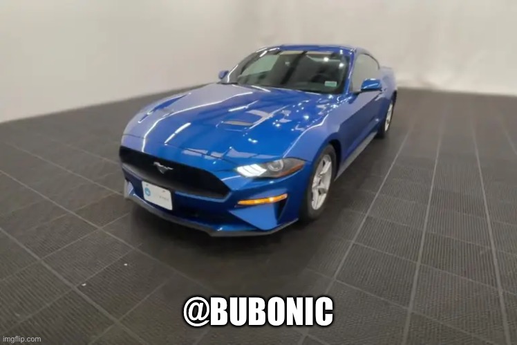 Mustang | @BUBONIC | made w/ Imgflip meme maker