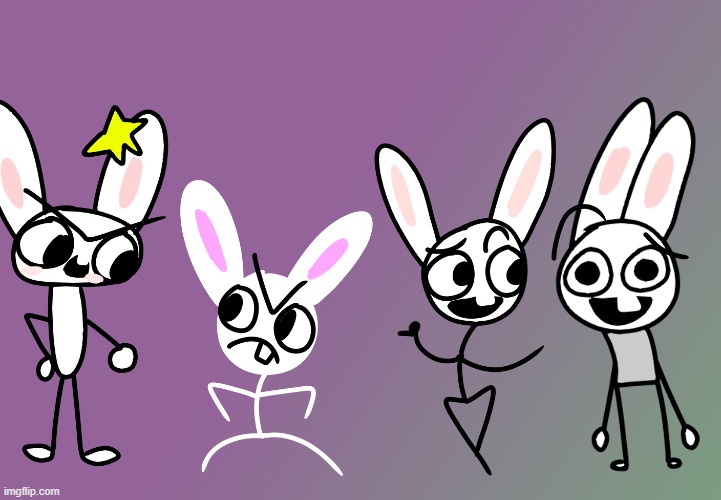 the many different designs of bunni | image tagged in bunni | made w/ Imgflip meme maker