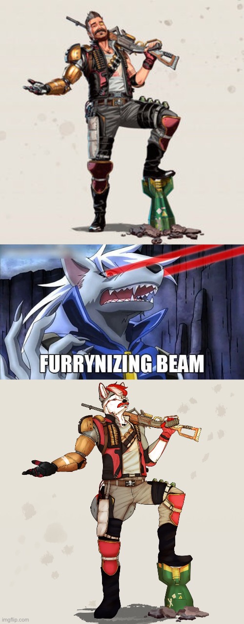 Apex Legends Fuse | image tagged in furrynizing beam | made w/ Imgflip meme maker