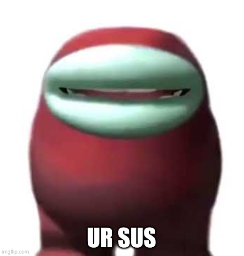 Amogus Sussy | UR SUS | image tagged in amogus sussy | made w/ Imgflip meme maker