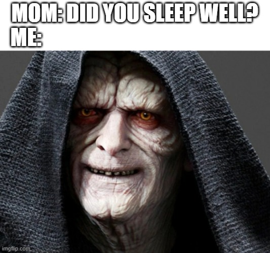 hol up | MOM: DID YOU SLEEP WELL?
ME: | image tagged in memes | made w/ Imgflip meme maker