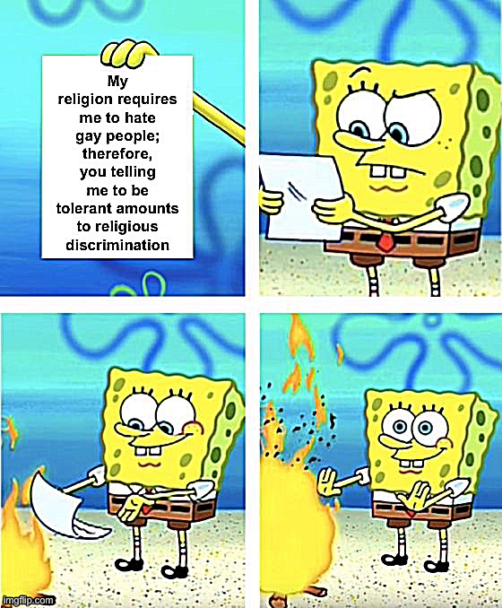 Religious homophobes | image tagged in religious homophobes | made w/ Imgflip meme maker