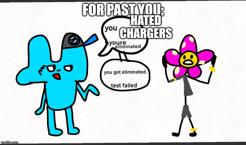 Bfdi + splatoon= battle for Splatoon 3 | FOR PAST YOU: HATED CHARGERS | image tagged in bfdi splatoon battle for splatoon 3 | made w/ Imgflip meme maker