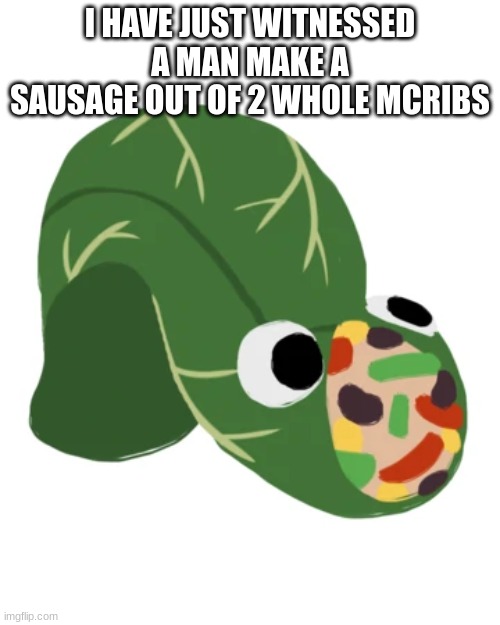 5 out of 5 for both the taste test and will it blow | I HAVE JUST WITNESSED A MAN MAKE A SAUSAGE OUT OF 2 WHOLE MCRIBS | made w/ Imgflip meme maker