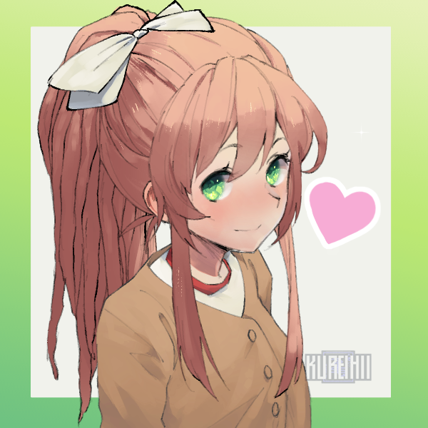 Picrew Monika Blank Meme Template