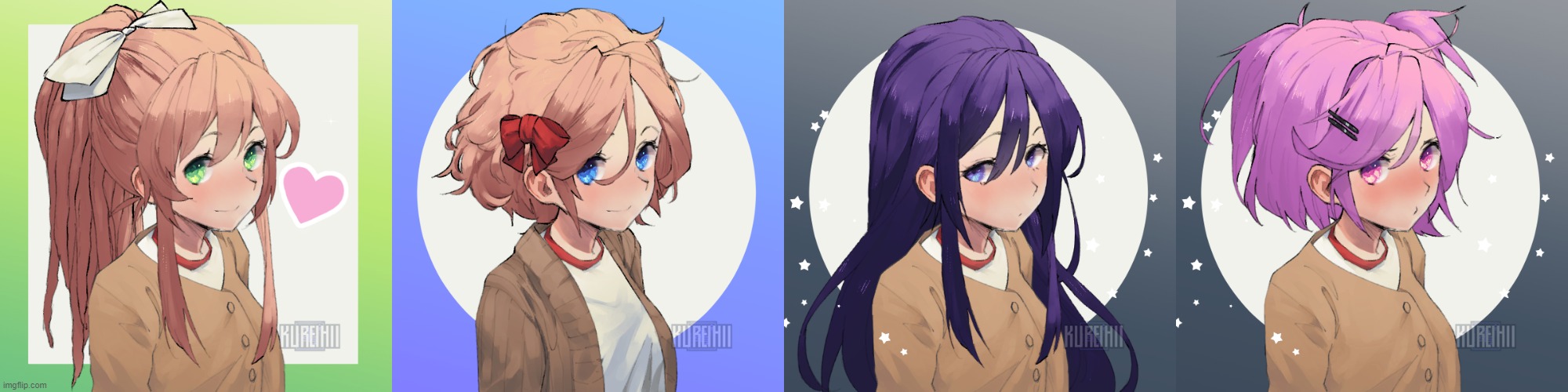 image tagged in picrew monika,picrew natsuki,picrew yuri,picrew sayori | made w/ Imgflip meme maker