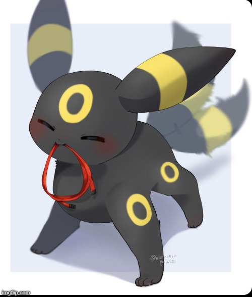 gn | image tagged in umbreon | made w/ Imgflip meme maker