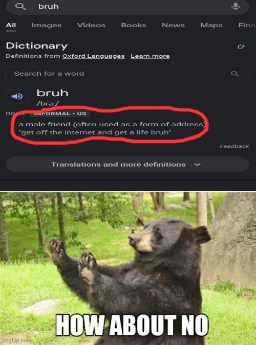 Bruh google's plaging with us bruh | image tagged in blank white template,memes,how about no bear | made w/ Imgflip meme maker