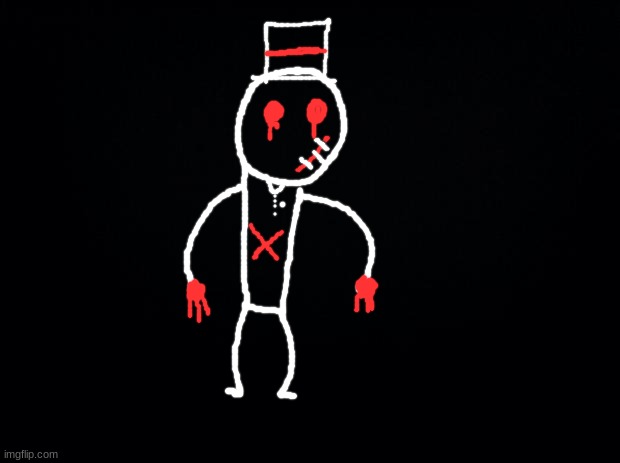 nightmare mode sammy blood fuel | image tagged in black background,sammy,nightmare fuel,memes,funny,drawing | made w/ Imgflip meme maker