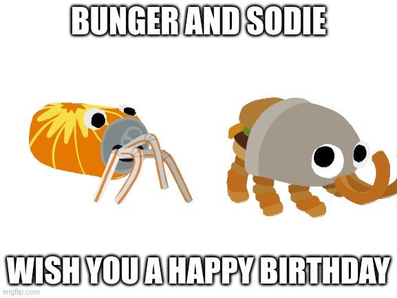 BUNGER AND SODIE WISH YOU A HAPPY BIRTHDAY | made w/ Imgflip meme maker