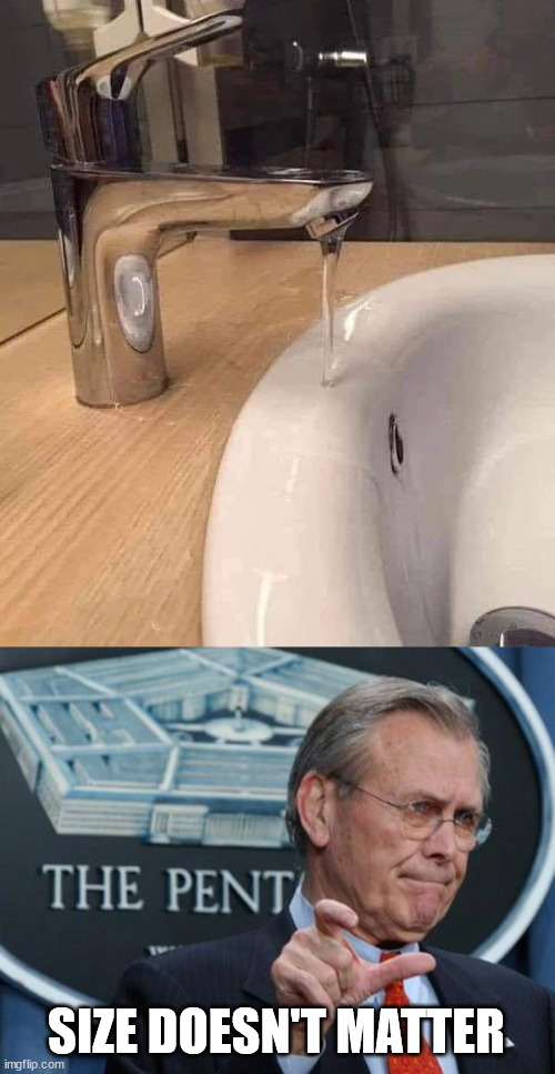 SIZE DOESN'T MATTER | image tagged in size doesn't matter,you had one job | made w/ Imgflip meme maker