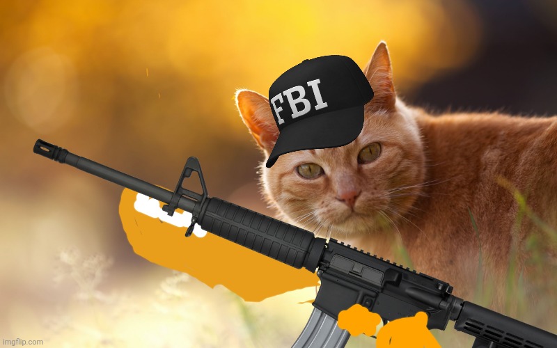 Vote the FBI/Crusader party today or I will gun you down | made w/ Imgflip meme maker