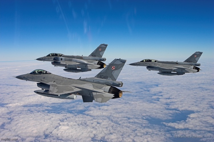 Polish Air Force F-16s | image tagged in f-16 | made w/ Imgflip meme maker