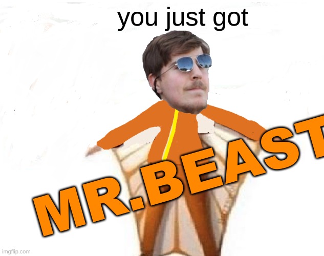 You Just Got Vectored Blank | you just got; MR.BEAST | image tagged in you just got vectored blank | made w/ Imgflip meme maker
