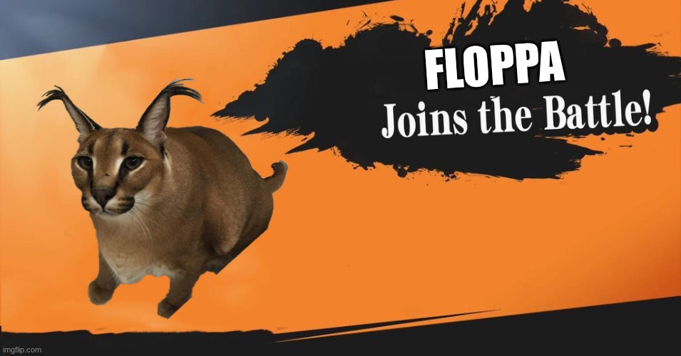 Smash Bros. | FLOPPA | image tagged in smash bros,floppa,lolz,cats | made w/ Imgflip meme maker